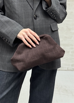 Rosalia big clutch Chocolate Lace Pico 